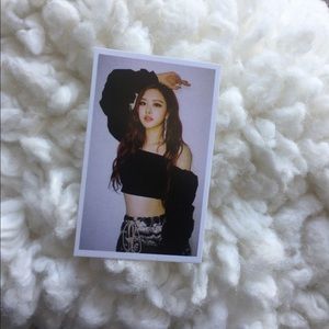 BLACKPINK rose hard Photo Card